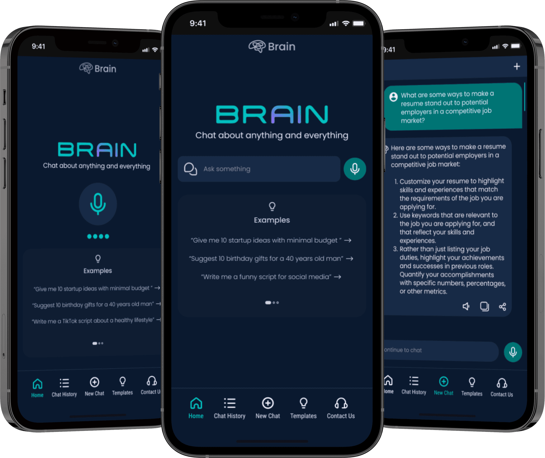 chat_gpt_brain_BrAIn_app_screens